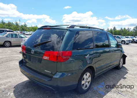 2005 Toyota Sienna Ce/Le z USA, uszkodzony, nr VIN 5TDZA23C45S238606
